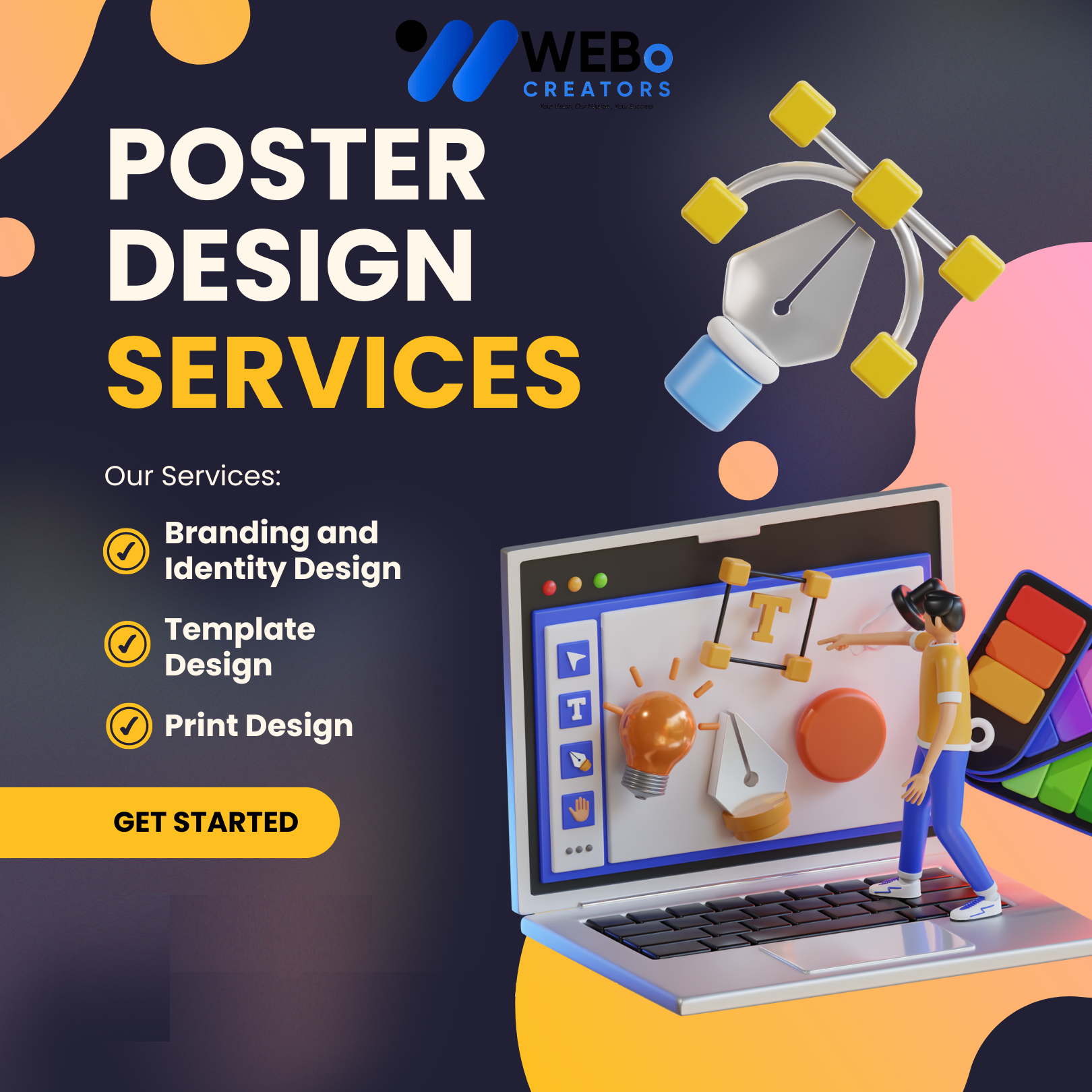 Poster Design Service | Get Powerful Advertising Poster in Cambridge, UK for Business and Events