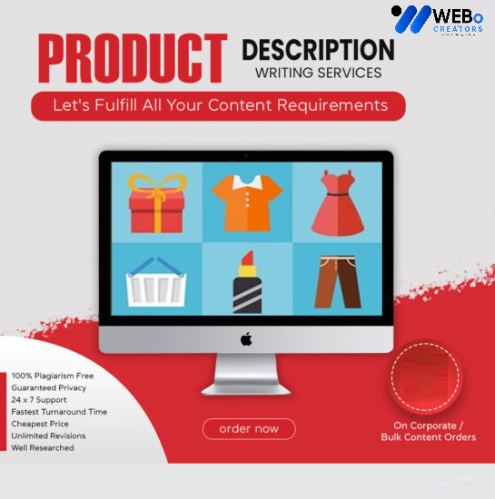 Product Description Writing Services | Best Digital Marketing Agency | Web Design in Cambridge, UK for online stores